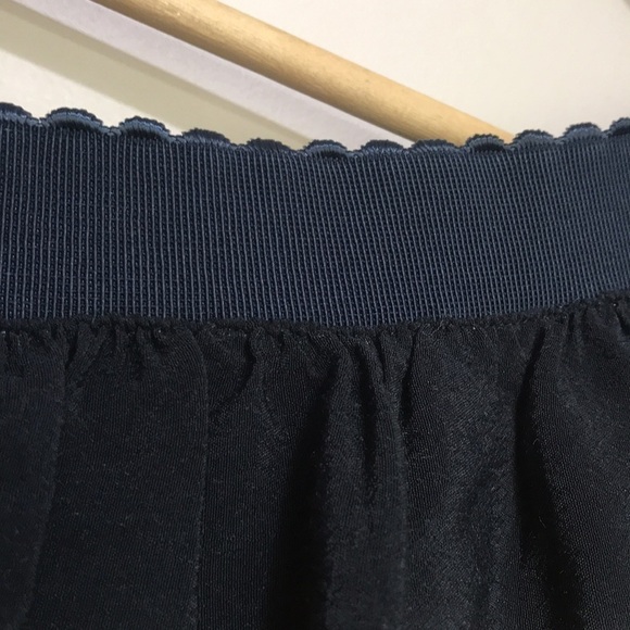 𝅺ZARA Basic striped off the shoulder shirt yellow blue sz Medium - Picture 6 of 10